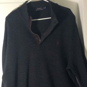 Polo by Ralph Lauren quarter zip with buttons